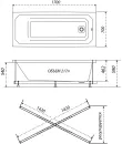 Акриловая ванна Triton Прага 170x70 Базовая icon 4