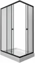 Душевой уголок Triton Вента Блэк А1 120х80 (прозрачное стекло) icon