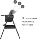 Стульчик для кормления Tutti Bambini High Chair Nova Complete (black/black) icon 4