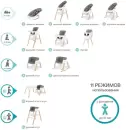 Стульчик для кормления Tutti Bambini High Chair Nova Complete (white/oak) icon 3