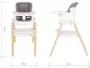 Стульчик для кормления Tutti Bambini High Chair Nova Complete (white/oak) icon 5