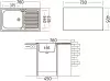 Кухонная мойка Ukinox CLM760.435 GT5K 2L icon 2