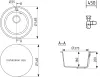 Кухонная мойка Ulgran Quartz Nora 485-01 icon 2