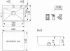 Кухонная мойка Ulgran Steel 600 x 450 (черная брашированная сталь) icon 5