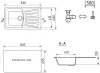 Кухонная мойка Ulgran U-203 341 icon 2