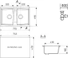 Кухонная мойка Ulgran U-402 310 icon 2