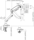 Кронштейн для монитора Ultramounts UM732BR (коричневый) icon 6