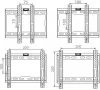 Кронштейн для телевизора UniTeki F1701 (черный) icon 3