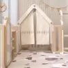 Игровой манеж UNIX Kids DeLuxe House 180x200 (Camel) icon 3