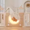 Игровой манеж UNIX Kids DeLuxe House&#38;Storage 150x180 (Camel) icon 5
