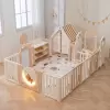 Игровой манеж UNIX Kids DeLuxe House&#38;Storage 150x180 (Camel) icon 6