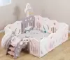 Игровой манеж UNIX Kids Supreme Space 160x160 с качелями (розовый) icon 5