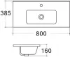 Умывальник Uptrend Charo TR411-800 icon 3