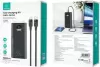 Портативное зарядное устройство Usams CD185 PB68 30000mAh (черный) фото 3
