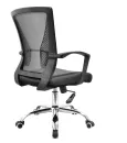 Офисное кресло ANSA 678 (сетчатая ткань, хром, черный) фото 2