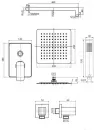 Душевая система Valvex Carre 2449980 icon 2
