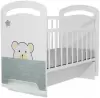Детская кроватка VDK Birba Dream колесо-качалка с маятником (белый) icon