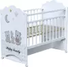 Детская кроватка VDK Happy Family колесо-качалка с маятником (белый) icon