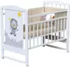 Детская кроватка VDK Happy Lion колесо-качалка с маятником (белый) icon