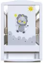 Детская кроватка VDK Happy Lion маятник и ящик (белый) icon 2