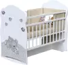 Детская кроватка VDK Sleppy колесо-качалка (белый) icon
