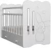 Детская кроватка VDK Sweet Rabbit маятник-ящик (белый) icon 4