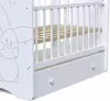Детская кроватка VDK Sweet Rabbit маятник-ящик (белый) icon 5