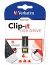 USB-флэш накопитель Verbatim Clip-it 4GB (43901) фото 4
