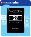 Внешний жесткий диск Verbatim Store &#39;n&#39; Go USB 3.0 2TB Black (53177) фото 9