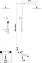 Душевая система Vieir V403561-G icon 2