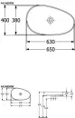 Умывальник Villeroy &#38; Boch Antao 4A7465R1 icon 2