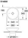Умывальник Villeroy &#38; Boch Loop &#38; Friends 51480101 icon 3