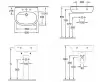 Умывальник Villeroy &#38; Boch O.Novo 516065R1 icon 3
