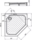 Душевой поддон Vincea VST-3AP-1010 icon 2