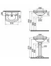 Умывальник Vitra Efes 57x46,5 (6155B003-0001) icon 2