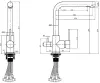 Смеситель Vivi Felice 1718 Cromo icon 2