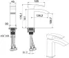 Смеситель Vivi Felice 2030 B cromo-bianco icon 2