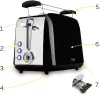 Тостер Yoer Crystal T02BK icon 6