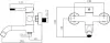 Смеситель Voda Vessel VSL54GM фото 2