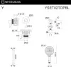 Душевая система Whitecross Y YSET02TOPBL icon 3