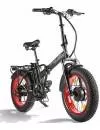 Электровелосипед Volteco Bad Dual 2020 (черный/красный) фото 3