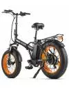 Электровелосипед Volteco Cyber 2020 (черный/оранжевый) фото 4