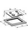 Газовая варочная панель Weissgauff HG 604 BG icon 2