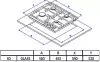 Варочная панель Weissgauff HGG 631 BGV icon 3
