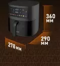 Аэрогриль Weissgauff WAF 701 DB Digital Fry Chef фото 11