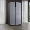 Холодильник Weissgauff WSBS 600 NoFrost Inverter Dark Grey Glass фото 12