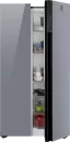 Холодильник Weissgauff WSBS 600 NoFrost Inverter Dark Grey Glass фото 6