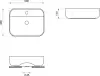 Умывальник Wellsee Preen 329706000 icon 5