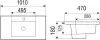 Умывальник WeltWasser Deilbach 7506-100 MT-BL icon 4