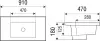 Умывальник WeltWasser Deilbach 7506-90 MT-BL icon 4